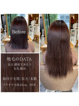 フツーロ 栄(FUTURO) 黒髪/カラー/ブラウンカラー/エクステ/プルエクステ