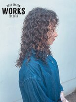 ワークス ヘアデザイン(WORKS HAIR DESIGN)&nbsp;カジュアルストリートカーリースパイラルパーマ