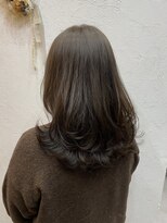 サニー 梅田(Sun.ny)&nbsp;ミディアムレイヤー×アッシュベージュ