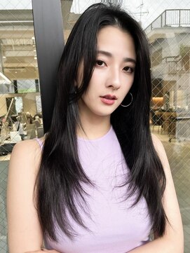 ミンクス 青山店(MINX) dark ash × high layer デザインカラー