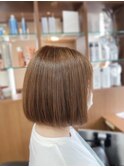 ハイトーンボブ&髪質改善
