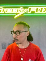 グリーディーフォックス 三軒茶屋(GreedyFOX)&nbsp;波巻き/マッシュパーマ/ウルフ/ハイライト<理容室>三軒茶屋