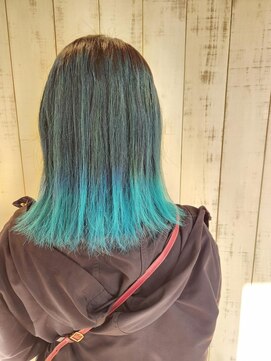 エスポワール 北習志野店(ESPOIR) シアンブルー×グラデーション