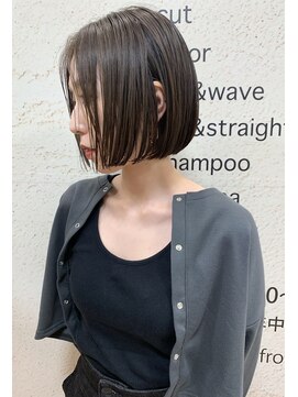 モリオ フロム ロンドン サッポロファクトリー店(morio FROM LONDON) 【morio札幌】札幌ボブ　大人かわいい黒髪丸みボブ