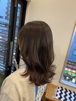 ディッシュ 五反田(dish)&nbsp;外はねが可愛いヘア/インナーピンク