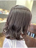 ほんのりピンクブラウン