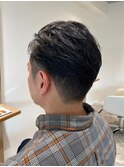 MEN’S HAREマッシュパーマアッシュブラック