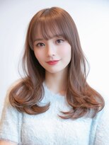 シアーカラー/セミディ/韓国ヘア/顔周り/透明感/くびれヘア/25