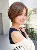 ショートヘア/ショート/イメチェン/30代40代50代/表参道