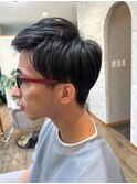 ツーブロックショート