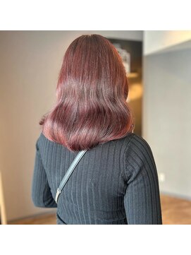 アオ(ao.) ピンクラベンダー/前髪/イメチェン