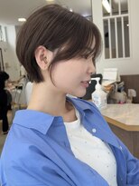 ビュー フクオカ(VIEW FUKUOKA)&nbsp;大人似合わせ30代40代50代イメチェンショート×ネビージュカラー