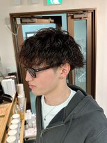 コワファーストナガサキシャンプーボーイ(COIFF1RST NAGASAKI SHAMPOO BOY)&nbsp;波まきパーマ　長崎　メンズカット　ショート　スパイラル