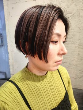 ペネロープ(Penelope) 【新宿】ハンサムショート/ハイライトカラー/20代30代40代