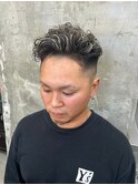 波巻きツイストスパイラルパーマ/フェザーパーマ/眉毛/メンズ