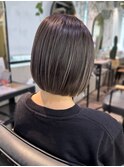 【立川cres奈佳子】ボブ×グレージュ×ハイライト
