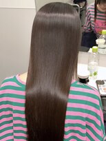 ウィステリア(Wisteria)&nbsp;ロングストレート/艶髪縮毛矯正/髪質改善/透明感/10代20代30代