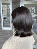ハイバレーヘアーメゾン(HIGH VALLEY HAIRMAISON) ミディアムボブショートボブぱつっとボブ岡山南中央町