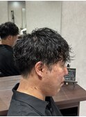 #メンズツイスパ #メンズ縦落ちツイスパ #メンズマッシュ