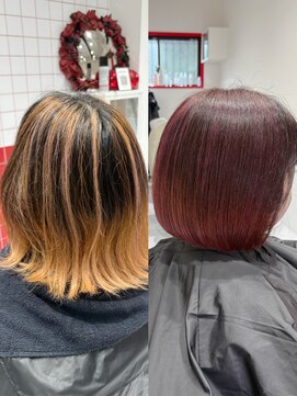 ぷてぃ(petit) ピンクバレイヤージュ