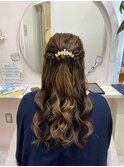 結婚式お呼ばれヘア