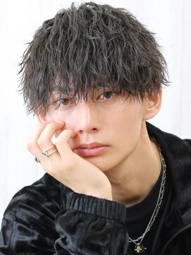 ベーア メロー(Bar mellow) 刈り上げマッシュハードツイストパーマ