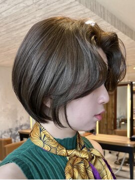 ボコカ(bococa) 【Vicky指名】ショートボブ　オリーブベージュカラー　登戸