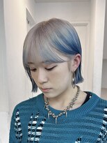 ミーム 原宿 表参道(meme)&nbsp;☆ハイトーンブリーチミルクティーカラーホワイトベージュカラー