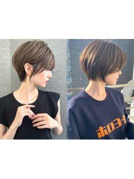 あなた史上最も小顔が叶うショート/ボブ☆前髪/顔周りで作るレイヤーカットやザクザクレイヤーも[小倉]