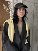 ファッションに馴染むウェーブ