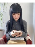 黒髪 / ぱっつん