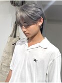 シルバーカラー×シースルーマッシュ