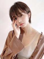 リブランド 銀座(REBRAND)&nbsp;☆小顔に見える耳掛けタイトショートウルフラベンダーベージュ☆