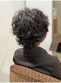 【coma中野】ウルフレイヤーウルフカット黒髪ウルフパーマ