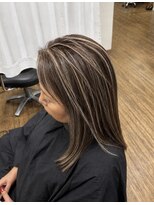 ヘアーズ ベリー 玉造店(hairs BERRY) 白髪ぼかしグレージュハイライト