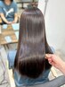カット+白髪ぼかし+本格髪質改善￥17,600[白髪ぼかし/髪質改善/白髪]