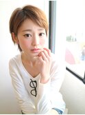 目元スッキリ!大人かわいい小顔マニッシュショート