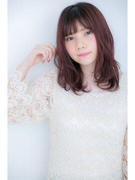 カバーヘア ブリス 川口(COVER HAIR bliss) 小顔に見せるくせ毛風無造作カールセミディZ川口20代30代40代