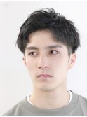 20'ss95ビジネスカジュアルソフトスパイラルパーマ/ツーブロック