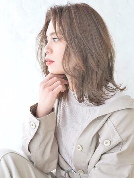 ケーツー心斎橋 クイーンズガーデン バイ ケーツー(K two QUEEN'S GARDEN by K two) センターパート外はねボブ~side~/心斎橋&難波&なんば