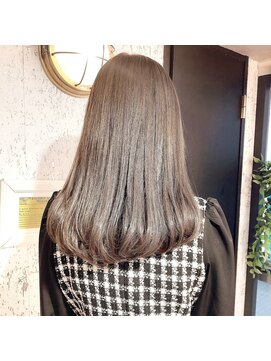 ロンド ルージュ 銀座店(Lond rouge) 赤みがなくなるグレージュカラー