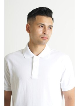 にもう サイドパートショートスキンフェードサマーカットN2