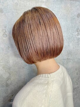 ユアーズ ヘア 恵比寿本店(youres hair) 切りっぱなし オルチャンボブ 前下がり グラデーションボブ