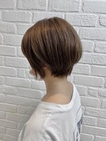 デイジー インデックスヘア 大島店(DAISY index hair)&nbsp;前髪あり大人ショートボブ20代30代40代マッシュメルティーカラー