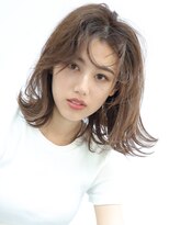 アイティーバイアルバム 藤沢店(IT by ALBUM)&nbsp;ラフカール_オリーブカラーハイライトカラーアースカラー_8091