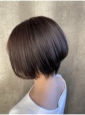前下がりショートボブ