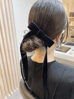 ネリー 銀座(NERIE)&nbsp;秋冬はベロア推し！お呼ばれヘアセット【銀座ヘアセット】