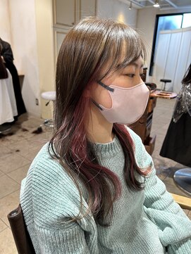 ネオリーブカップ 町田店(Neolive capu) イヤリングカラー  ピンク　Neolive capu町田店