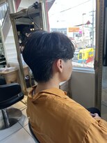 アイズ 海老名(AIZU) ニュアンスパーマ センターパート チャウヌマッシュ