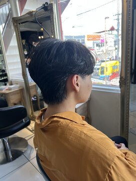 アイズ 海老名(AIZU) ニュアンスパーマ センターパート チャウヌマッシュ